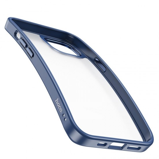 Husa spate pentru iPhone 14 Pro Hoco Frosted Case - Albastru
