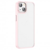 Husa spate pentru iPhone 14 Plus Hoco Frosted Case - Roz