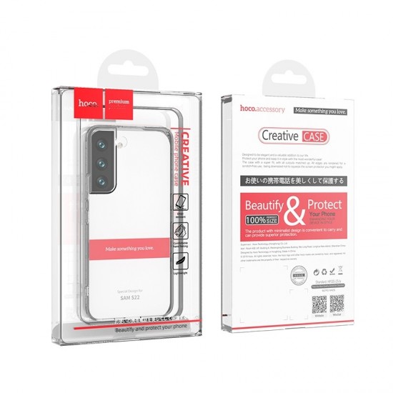 Husa spate pentru Samsung Galaxy S21 Hoco Premium - Transparent
