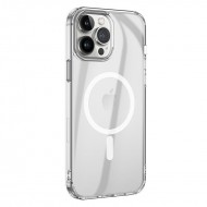 Husa spate pentru iPhone 16 Pro HOCO Premium Magnetic Series - Transparent