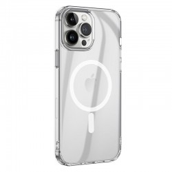 Husa spate pentru iPhone 15 Pro Max HOCO Premium Magnetic Series - Transparent