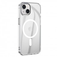 Husa spate pentru iPhone 15 Hoco Premium Magnetic Series - Transparent