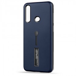 Husa spate pentru Huawei Y6P - Hard Case Stand Albastru