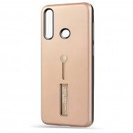 Husa spate pentru Huawei Y6P - Hard Case Stand Gold