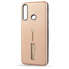 Husa spate pentru Huawei Y6P - Hard Case Stand Gold