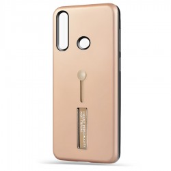Husa spate pentru Huawei Y6P - Hard Case Stand Gold