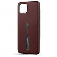 Husa spate pentru iPhone 12 Pro Max - Hard Case Stand Maro