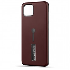 Husa spate pentru iPhone 12 Pro Max - Hard Case Stand Maro