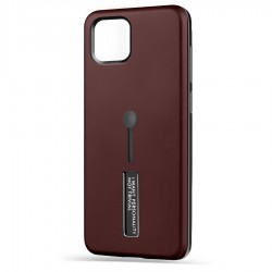 Husa spate pentru iPhone 12 Pro Max - Hard Case Stand Maro