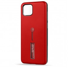 Husa spate pentru iPhone 12 Pro Max - Hard Case Stand Rosu