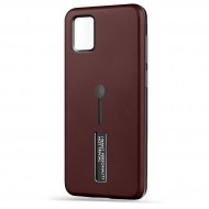 Husa spate pentru Samsung A31 - Hard Case Stand Maro