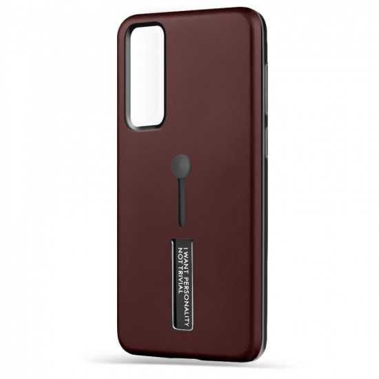 Husa spate pentru Huawei P Smart 2021 - Hard Case Stand Maro