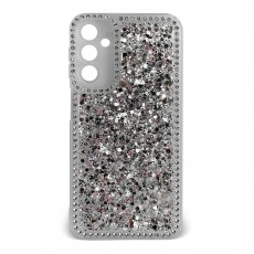 Husa spate pentru Samsung Galaxy A24 - Hermosa Case Transparent cu sclipici si cristale
