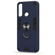 Husa spate pentru Huawei P40 Lite E - Hybrid Case Stand Albastru