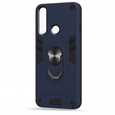 Husa spate pentru Huawei P40 Lite E - Hybrid Case Stand Albastru