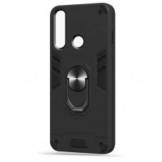 Husa spate pentru Huawei P40 Lite E - Hybrid Case Stand Negru