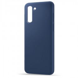 Husa spate pentru Samsung Note 10 - Silicon Line Albastru