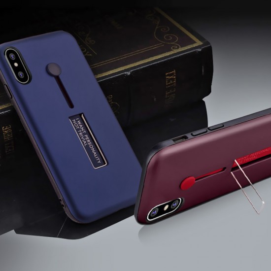 Husa spate pentru iPhone 12 Pro Max - Hard Case Stand Rose