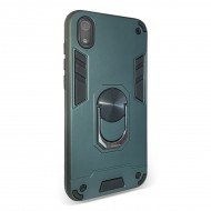 Husa spate pentru Huawei P40 Lite E - Hybrid Case Stand Vernil Inchis