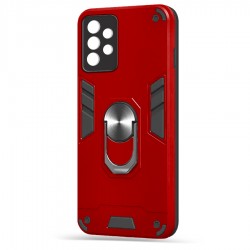 Husa spate pentru Samsung Galaxy A52s 5G - Hybrid Case Stand Rosu