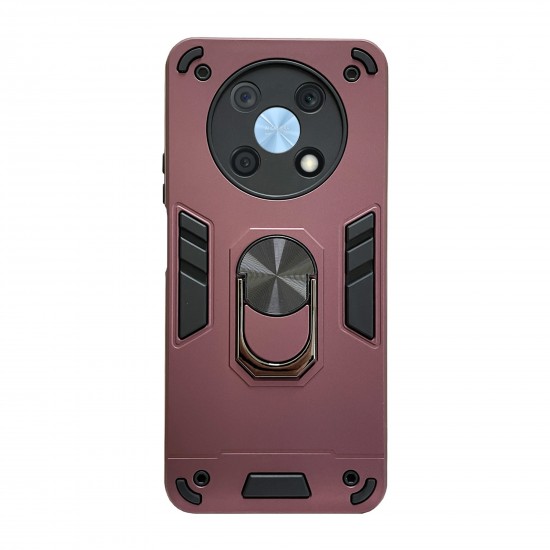 Husa spate pentru Huawei Nova Y90 - Hybrid Case Stand Visiniu