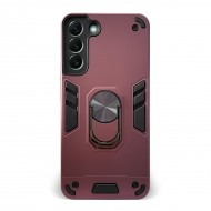 Husa spate pentru Samsung Galaxy S22 Plus - Hybrid Case Stand Visiniu