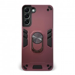 Husa spate pentru Samsung Galaxy S22 Plus - Hybrid Case Stand Visiniu