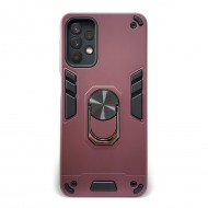 Husa spate pentru Samsung Galaxy A52 - Hybrid Case Stand Visiniu