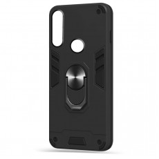 Husa spate pentru Huawei Y6P - Hybrid Case Stand Negru
