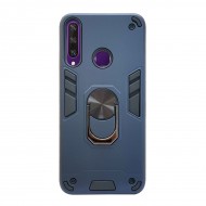 Husa spate pentru Huawei Y6P - Hybrid Case Stand Albastru