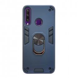 Husa spate pentru Huawei Y6P - Hybrid Case Stand Albastru