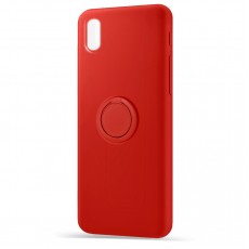 Husa spate pentru Samsung Galaxy A10 - Silicone Ring Rosu