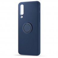 Husa spate pentru Samsung Galaxy A50 - Silicone Ring Albastru