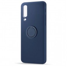 Husa spate pentru Samsung Galaxy A50 - Silicone Ring Albastru