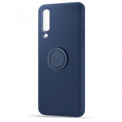 Husa spate pentru Samsung Galaxy A50 - Silicone Ring Albastru