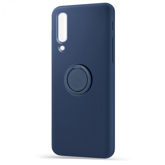 Husa spate pentru Samsung Galaxy A50 - Silicone Ring Albastru