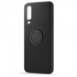 Husa spate pentru Samsung Galaxy A50 - Silicone Ring Negru