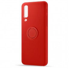 Husa spate pentru Samsung Galaxy A50 - Silicone Ring Rosu