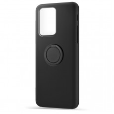 Husa spate pentru Samsung Galaxy S20 Ultra - Silicone Ring Negru