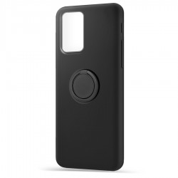 Husa spate pentru Samsung Galaxy S20+ - Silicone Ring Negru