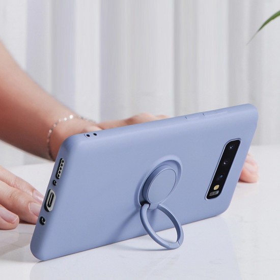 Husa spate pentru Apple iPhone 12 Pro - Silicone Ring Verde