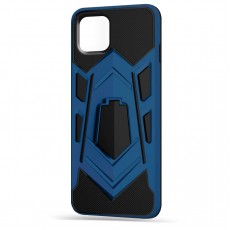Husa spate pentru iPhone 12 Pro Max - Wolf Case Stand Albastru