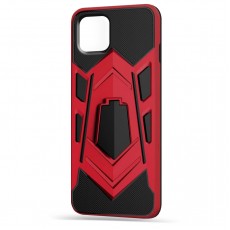 Husa spate pentru iPhone 12 Pro Max - Wolf Case Stand Rosu