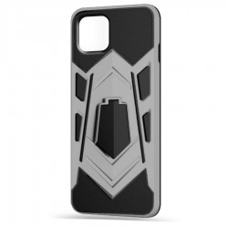 Husa spate pentru iPhone 12 Pro Max - Wolf Case Stand Silver