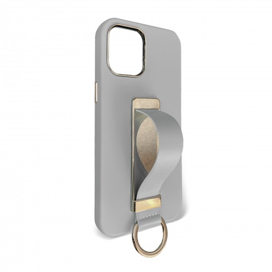 Husa spate pentru iPhone 12 Pro Max - de Luxe Case Gri