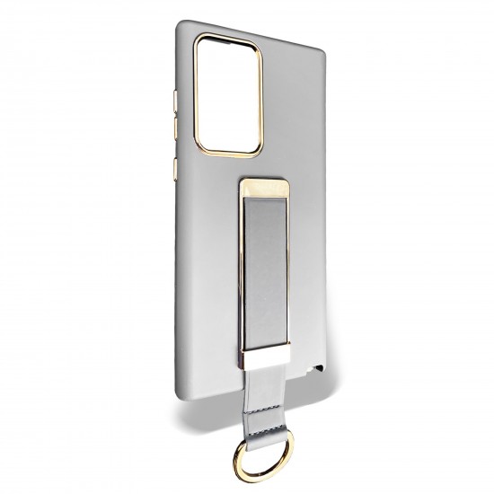 Husa spate pentru Samsung Galaxy S22 Ultra -De Luxe Case Gri