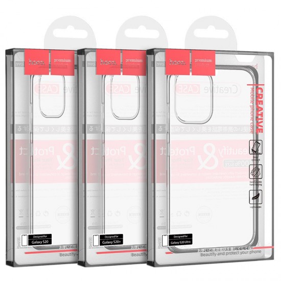 Husa spate pentru Samsung Galaxy S20+ Hoco Premium - Transparent