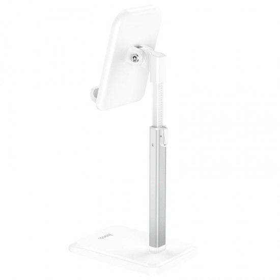 Suport de birou Hoco PH27 cu brat extensibil pentru telefon - Alb