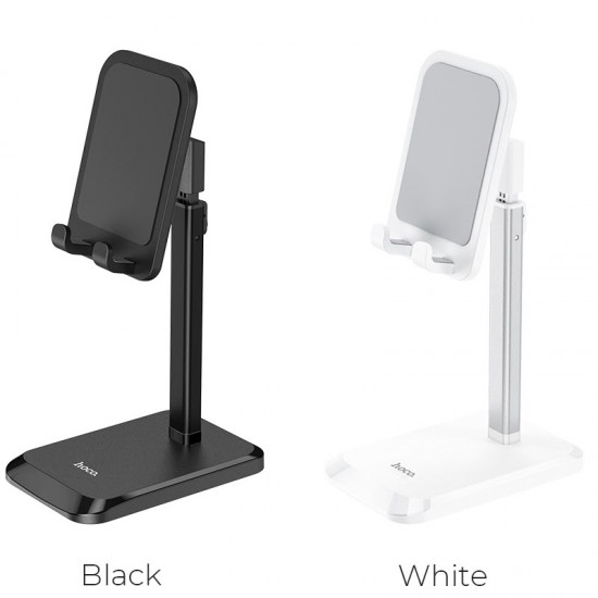 Suport de birou Hoco PH27 cu brat extensibil pentru telefon - Alb