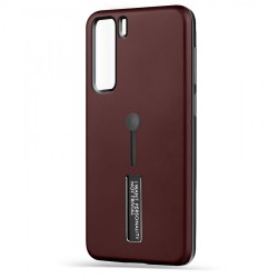 Husa spate pentru Huawei P40 Lite 5G - Hard Case Stand Maro